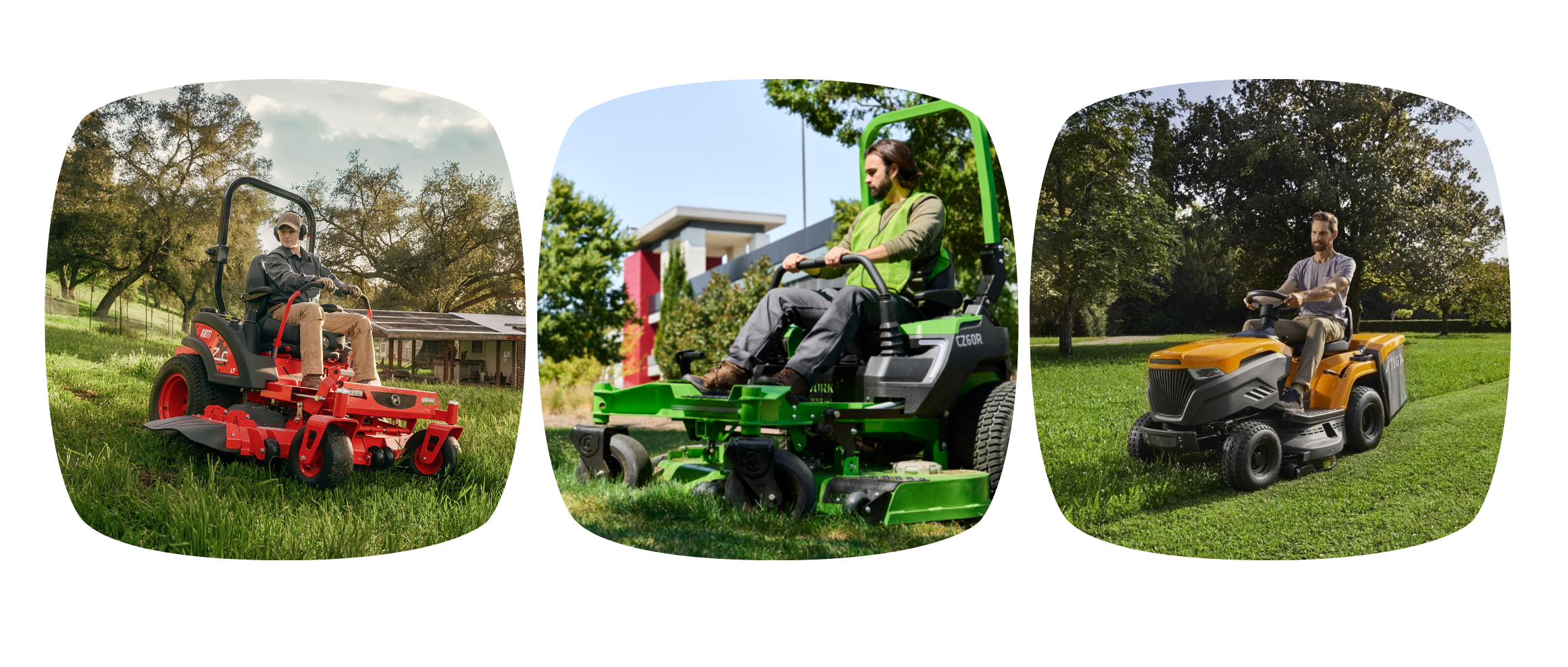 Redefining the Lawn and Garden Landscape - Meet our lineup of lawncare machines.