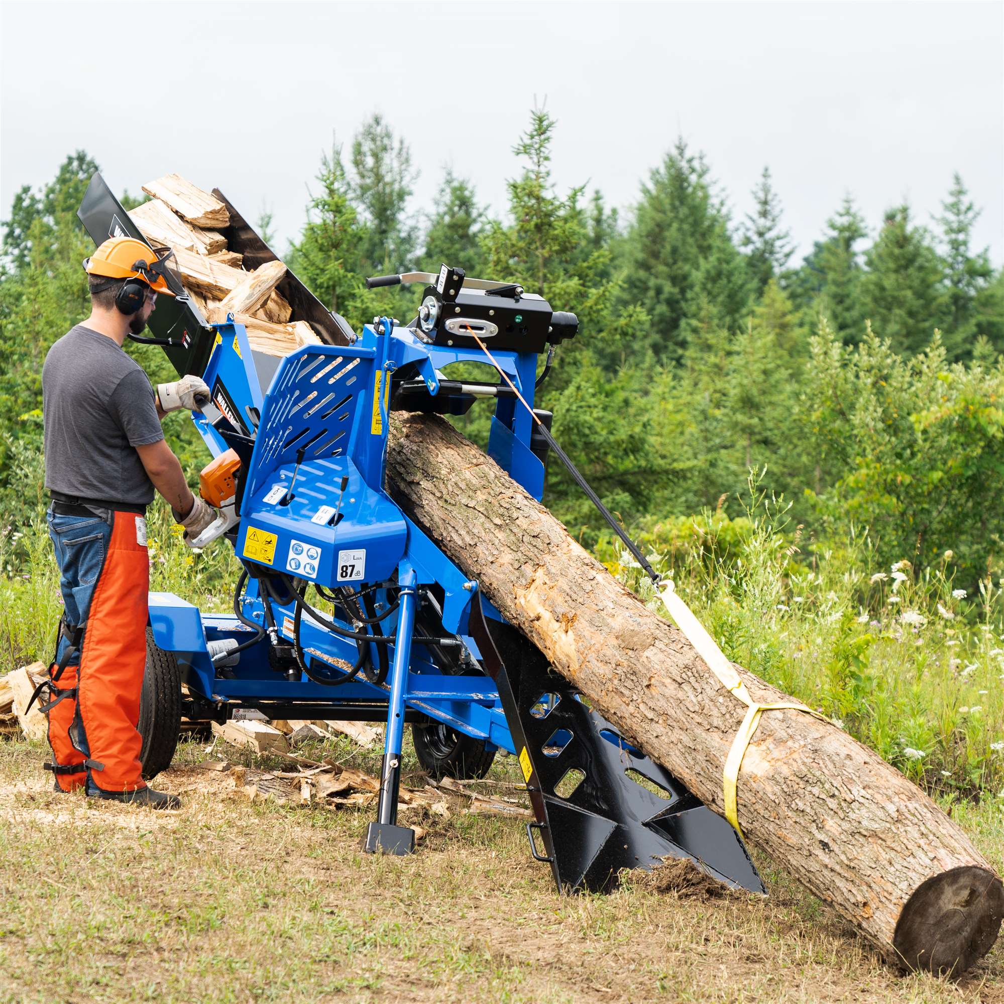 [RENTAL] Wallenstein - WP525- Firewood Processor - Winch Infeed - Towa