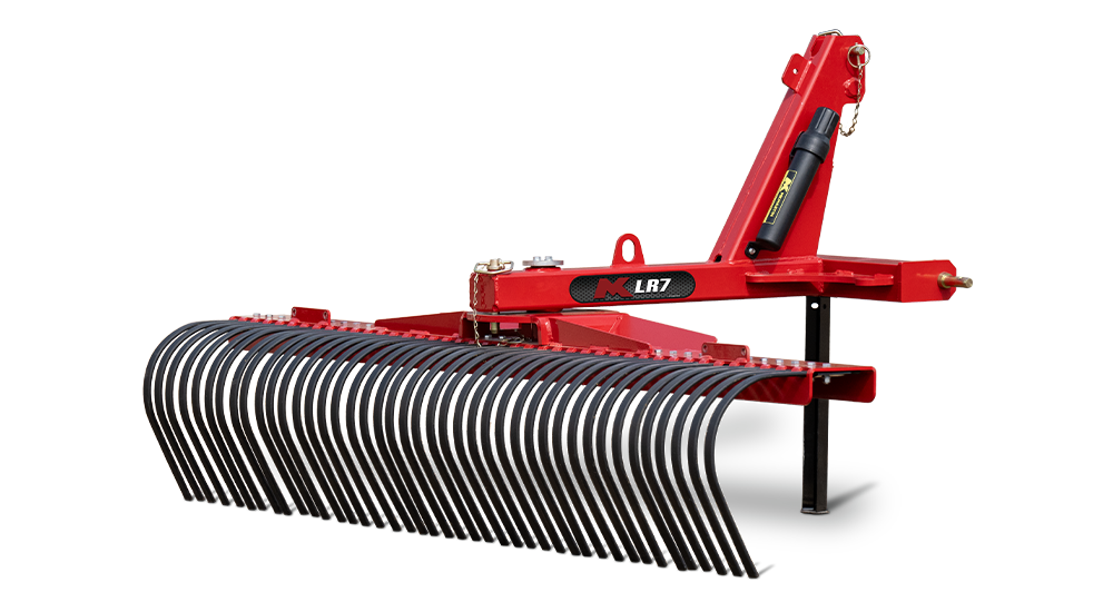 Timber Raker MK Martin Landscape Rake 6ft - Charcoal